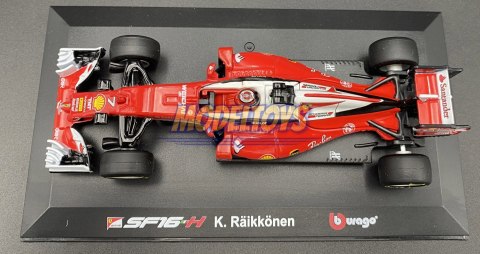 F1 bolid Ferrari SF16-H Raikkonen #7 Bburago 1:32 F1 bolid Ferrari SF16-H Raikkonen #7 Bburago 1:32