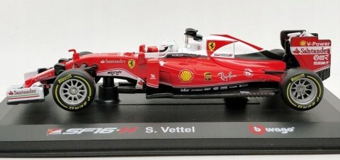 F1 bolid Ferrari SF16-H S. Vettel #5 Bburago 1:32 F1 bolid Ferrari SF16-H S. Vettel #5 Bburago 1:32