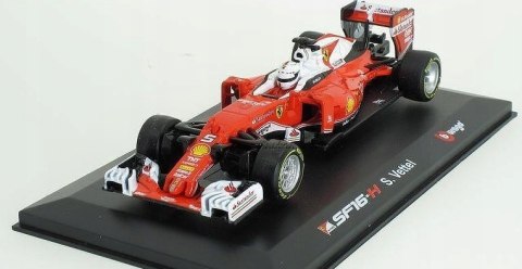 F1 bolid Ferrari SF16-H S. Vettel #5 Bburago 1:32 F1 bolid Ferrari SF16-H S. Vettel #5 Bburago 1:32