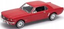 Ford MUSTANG 1/2 Coupe 1964 red 22451 Welly 1:24