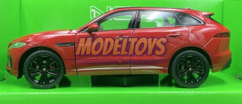 Jaguar F-Pace red metal model 24070 Welly 1:25 Jaguar F-Pace red metal model 24070 Welly 1:25