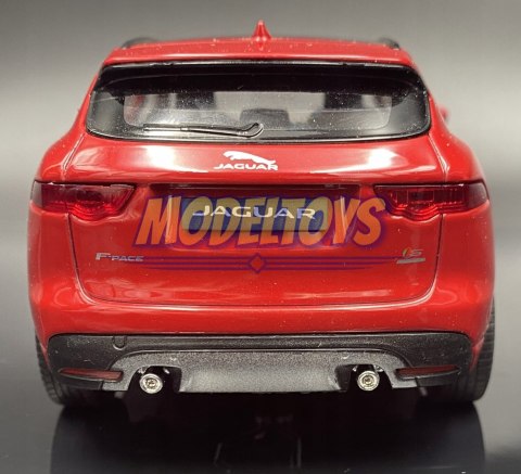 Jaguar F-Pace red metal model 24070 Welly 1:25 Jaguar F-Pace red metal model 24070 Welly 1:25