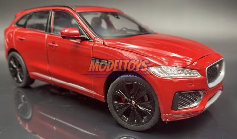 Jaguar F-Pace red metal model 24070 Welly 1:25 Jaguar F-Pace red metal model 24070 Welly 1:25