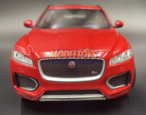 Jaguar F-Pace red metal model 24070 Welly 1:25 Jaguar F-Pace red metal model 24070 Welly 1:25
