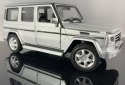 MERCEDES G Class silver samochód model Welly 1:24