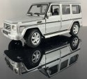 MERCEDES G Class silver samochód model Welly 1:24