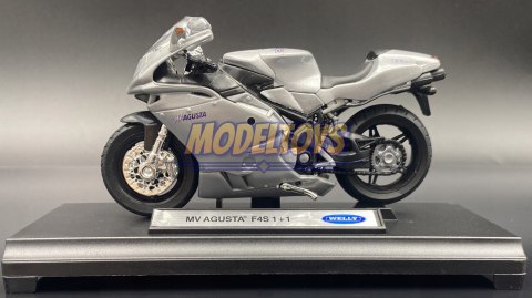 MV AGUSTA F4 S 1+1 motocykl 1:18 Welly metalowy MV AGUSTA F4 S 1+1 motocykl 1:18 Welly metalowy