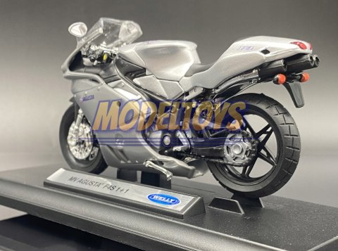 MV AGUSTA F4 S 1+1 motocykl 1:18 Welly metalowy MV AGUSTA F4 S 1+1 motocykl 1:18 Welly metalowy