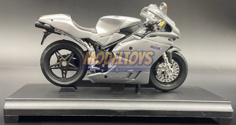 MV AGUSTA F4 S 1+1 motocykl 1:18 Welly metalowy MV AGUSTA F4 S 1+1 motocykl 1:18 Welly metalowy