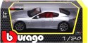 Maserati GranTurismo srebrny 1:24 Bburago 22107