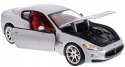 Maserati GranTurismo srebrny 1:24 Bburago 22107