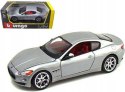 Maserati GranTurismo srebrny 1:24 Bburago 22107