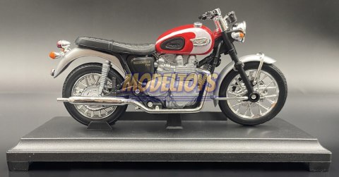 TRIUMPH Bonneville T100 2002 model 1:18 Welly TRIUMPH Bonneville T100 2002 model 1:18 Welly