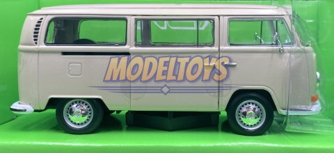 VW Volkswagen T2 1972 beige model 22472 WELLY 1:24 VW Volkswagen T2 1972 beige model 22472 WELLY 1:24