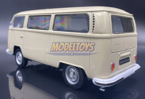 VW Volkswagen T2 1972 beige model 22472 WELLY 1:24 VW Volkswagen T2 1972 beige model 22472 WELLY 1:24