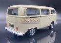 VW Volkswagen T2 1972 beige model 22472 WELLY 1:24