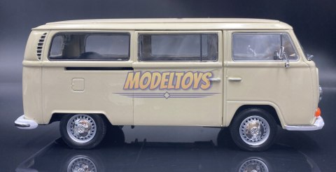 VW Volkswagen T2 1972 beige model 22472 WELLY 1:24 VW Volkswagen T2 1972 beige model 22472 WELLY 1:24