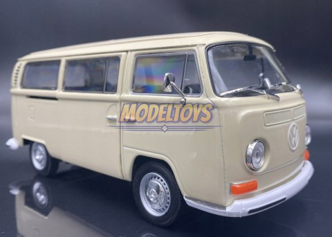 VW Volkswagen T2 1972 beige model 22472 WELLY 1:24 VW Volkswagen T2 1972 beige model 22472 WELLY 1:24
