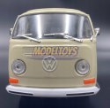 VW Volkswagen T2 1972 beige model 22472 WELLY 1:24