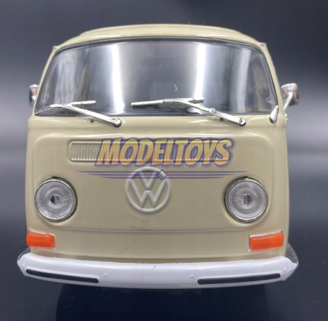 VW Volkswagen T2 1972 beige model 22472 WELLY 1:24 VW Volkswagen T2 1972 beige model 22472 WELLY 1:24