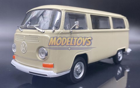 VW Volkswagen T2 1972 beige model 22472 WELLY 1:24 VW Volkswagen T2 1972 beige model 22472 WELLY 1:24