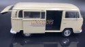 VW Volkswagen T2 1972 beige model 22472 WELLY 1:24