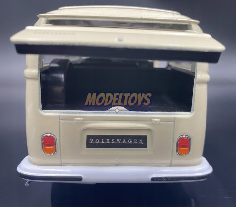 VW Volkswagen T2 1972 beige model 22472 WELLY 1:24 VW Volkswagen T2 1972 beige model 22472 WELLY 1:24