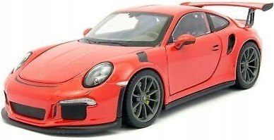 2016 PORSCHE 911 GT3 RS red MODEL METAL WELLY 1:24