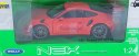 2016 PORSCHE 911 GT3 RS red MODEL METAL WELLY 1:24