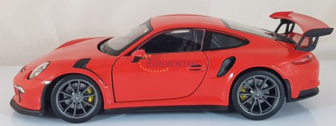 2016 PORSCHE 911 GT3 RS red MODEL METAL WELLY 1:24 2016 PORSCHE 911 GT3 RS red MODEL METAL WELLY 1:24
