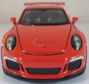 2016 PORSCHE 911 GT3 RS red MODEL METAL WELLY 1:24