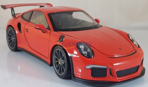 2016 PORSCHE 911 GT3 RS red MODEL METAL WELLY 1:24 2016 PORSCHE 911 GT3 RS red MODEL METAL WELLY 1:24