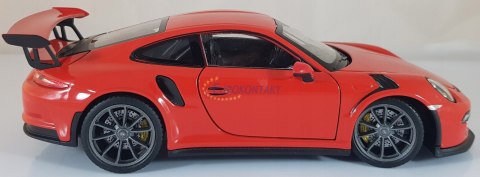 2016 PORSCHE 911 GT3 RS red MODEL METAL WELLY 1:24 2016 PORSCHE 911 GT3 RS red MODEL METAL WELLY 1:24