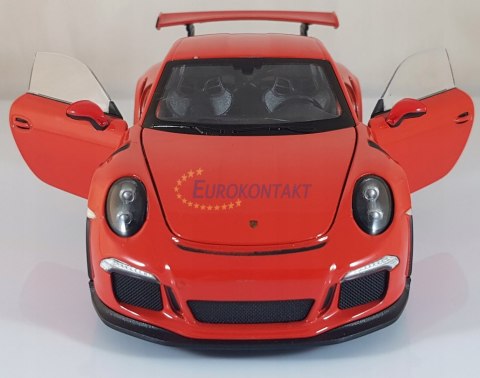 2016 PORSCHE 911 GT3 RS red MODEL METAL WELLY 1:24 2016 PORSCHE 911 GT3 RS red MODEL METAL WELLY 1:24