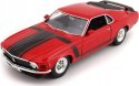 Ford MUSTANG Boss 302 1970 red model Welly 1:24