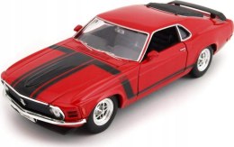 Ford MUSTANG Boss 302 1970 red model Welly 1:24