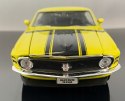 Ford MUSTANG Boss 302 1970 yellow model Welly 1:24