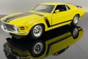 Ford MUSTANG Boss 302 1970 yellow model Welly 1:24