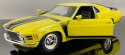 Ford MUSTANG Boss 302 1970 yellow model Welly 1:24