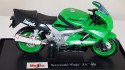 Kawasaki Ninja ZX-9R z podstawką model 1:18 Maisto