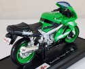 Kawasaki Ninja ZX-9R z podstawką model 1:18 Maisto