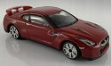 NISSAN GT-R 2009 red model metalowy 1:43 Bburago