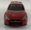 NISSAN GT-R 2009 red model metalowy 1:43 Bburago