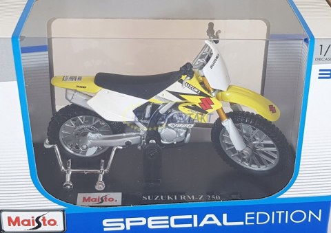 Suzuki RM-Z 250 z podstawką 1:18 Maisto Suzuki RM-Z 250 z podstawką 1:18 Maisto