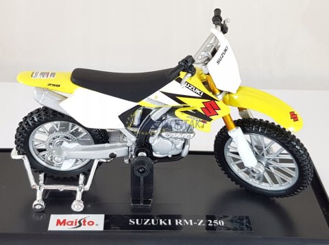 Suzuki RM-Z 250 z podstawką 1:18 Maisto Suzuki RM-Z 250 z podstawką 1:18 Maisto