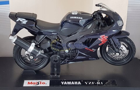YAMAHA YZF-R1 z podstawką model 1:18 Maisto YAMAHA YZF-R1 z podstawką model 1:18 Maisto