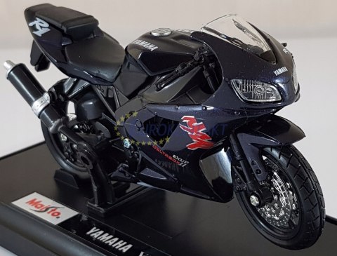 YAMAHA YZF-R1 z podstawką model 1:18 Maisto YAMAHA YZF-R1 z podstawką model 1:18 Maisto