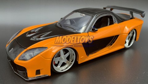 MAZDA RX-7 1995 Han Tokio Drift F&F JADA 1:24 MAZDA RX-7 1995 Han Tokio Drift F&F JADA 1:24