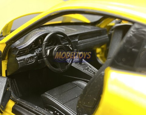 PORSCHE 911 991 Carrera S yellow 24040 WELLY 1:24 PORSCHE 911 991 Carrera S yellow 24040 WELLY 1:24