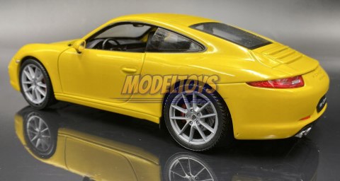 PORSCHE 911 991 Carrera S yellow 24040 WELLY 1:24 PORSCHE 911 991 Carrera S yellow 24040 WELLY 1:24